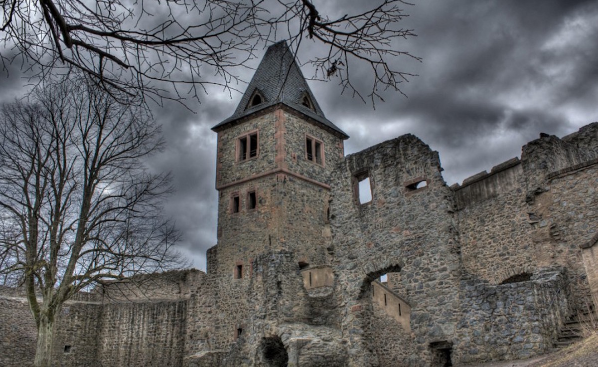 The Frankenstein Castle near Frankfurt, Germany