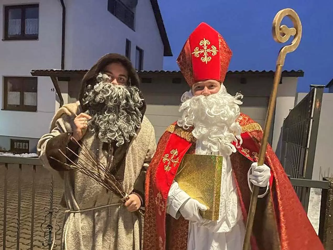 Knecht Ruprecht and Saint Nikolas in Germany