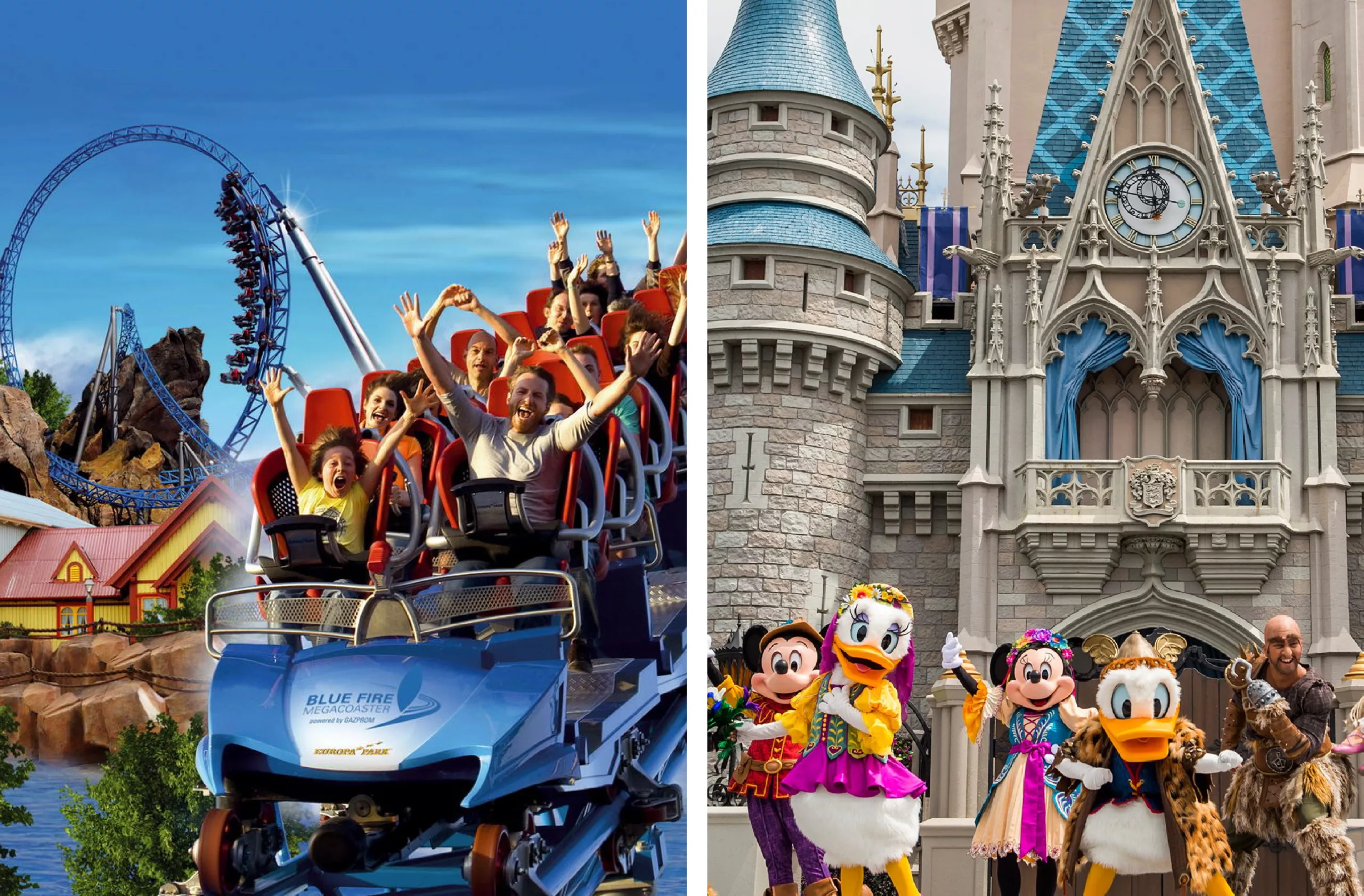 Europa Park vs. Disney World - comparing the two largest and most popular amusements parks in Germany and the USA!