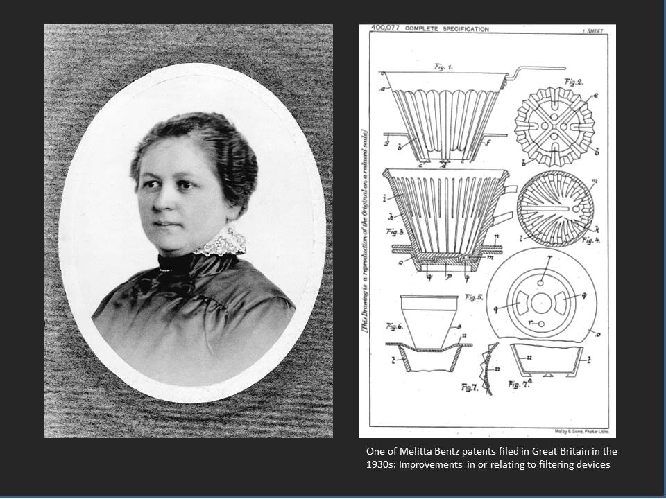 German Coffee and Tea Culture - Melitta Bentz - the inventor of the coffee filter.