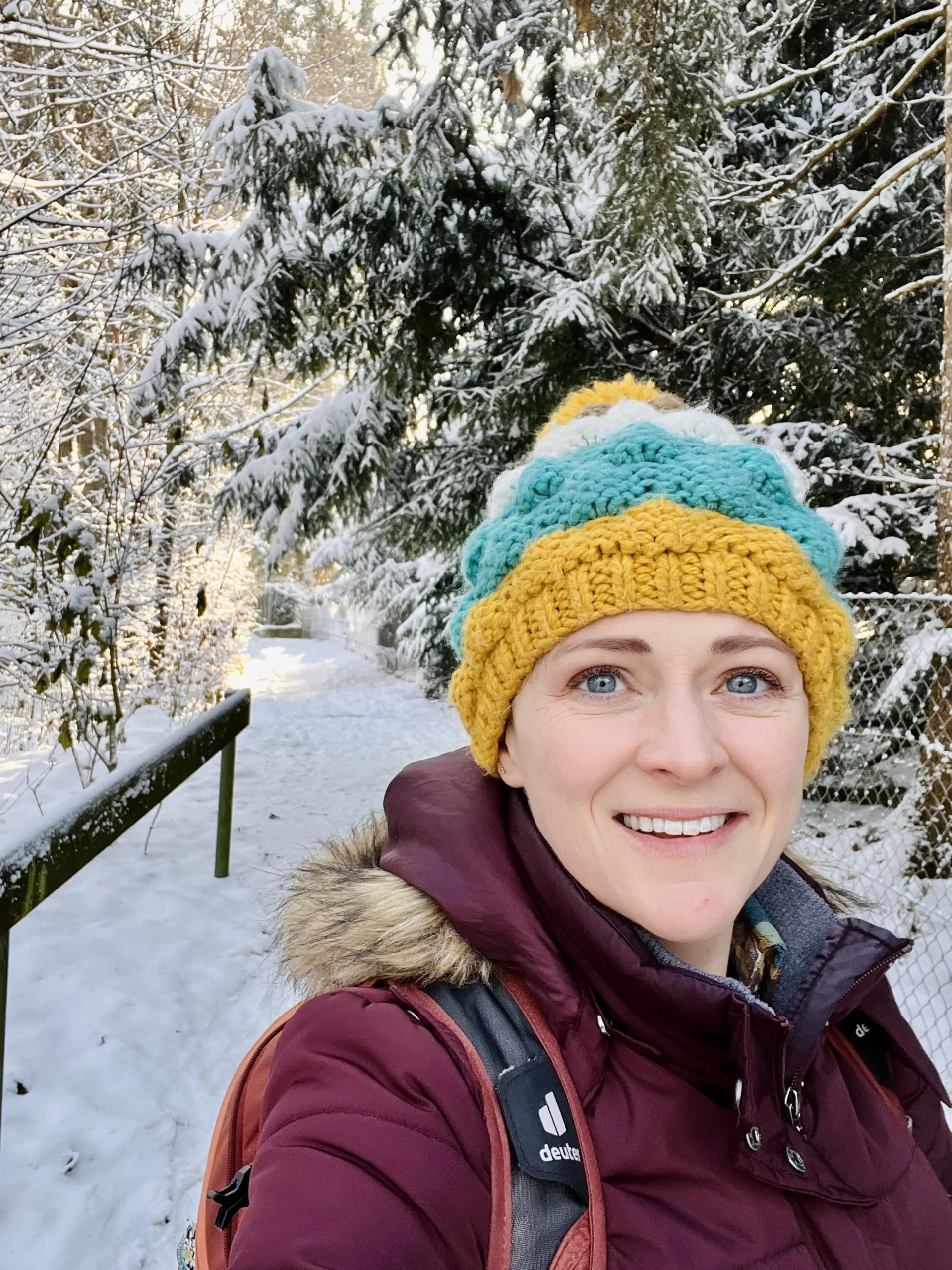 How I Practice Hygge to Enjoy German Winters - I get out for walks even when it's cold!